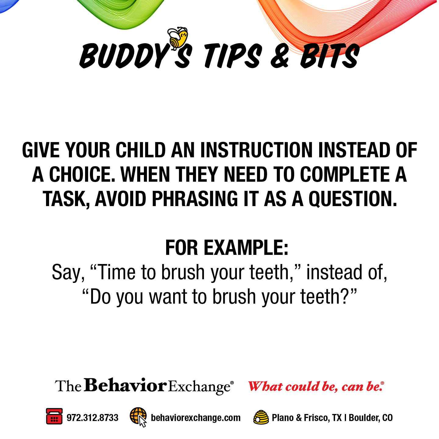 Buddy's Tips & Bits #22 - The Behavior Exchange